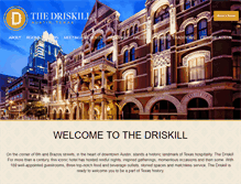 Tablet Screenshot of driskillhotel.com